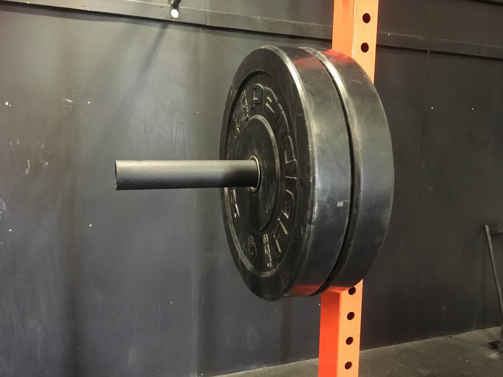 Rig Mounted Bumper Plate Storage